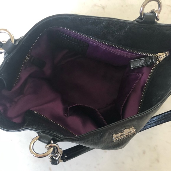 Coach Black Leather Shoulder Bag - Picture 9 of 9